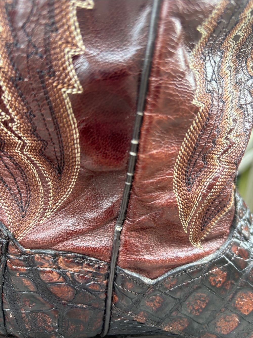 Dan Post Exotic Caiman boots bayou size 10.5 Cowboy western - Picture 9 of 17